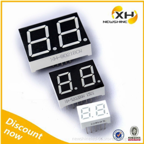 Colors RED BLUE GREEN NEWSHINE DIP FND 7 Segment Module 2 Digit LED Counter Display 0.43"